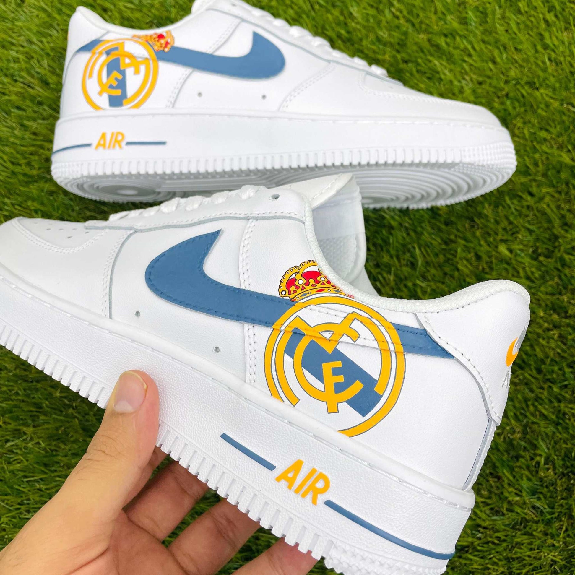 AF1 Real Madrid Edition Custom Sneakers